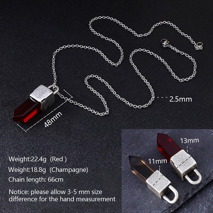 316L Stainless Steel Crystal Pillar Energy Pendant Necklace For Men best 316L Stainless Steel Crystal Pillar Energy Pendant Necklace For Men best